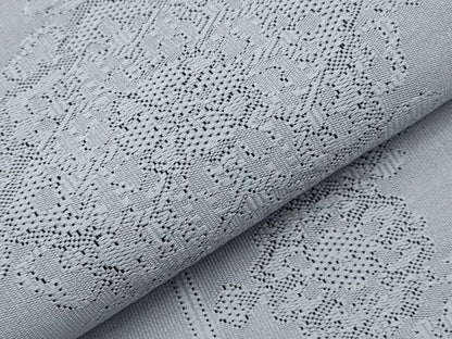 平和屋着物●爪掻き本綴れ　全通柄袋帯　正倉院花文　霞色　正絹　逸品　CABF2784tx