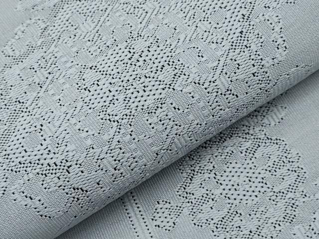平和屋着物●爪掻き本綴れ　全通柄袋帯　正倉院花文　霞色　正絹　逸品　CABF2784tx