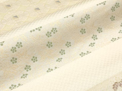 平和屋着物●全通柄　本袋帯　横段吉祥文　金糸　正絹　逸品　CABF2785tx