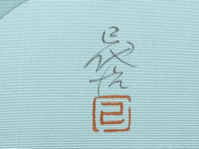 平和屋着物●塩瀬　九寸名古屋帯　作家物　手描き　流水花文　金彩　正絹　逸品　CABF2792tx