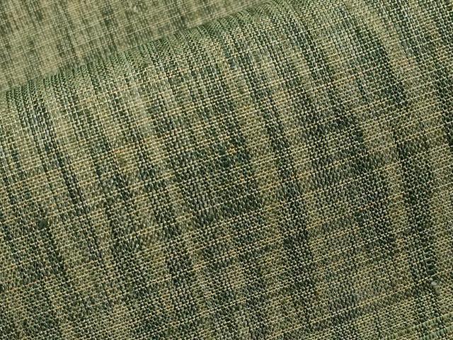 平和屋着物●九寸名古屋帯　紬地　間道　金糸　正絹　逸品　CABF2795tx