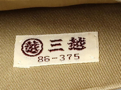 平和屋着物●六通柄袋帯　唐織　亀甲鳳凰文　金糸　三越扱い　正絹　逸品　CABF2796tx