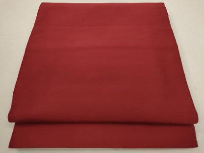 平和屋着物◎爪掻き本綴れ 八寸名古屋帯 色無地 朱・緋色 正絹 逸品 CABF2848ze