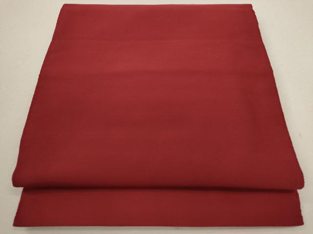 平和屋着物◎爪掻き本綴れ 八寸名古屋帯 色無地 朱・緋色 正絹 逸品 CABF2848ze