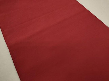 平和屋着物◎爪掻き本綴れ 八寸名古屋帯 色無地 朱・緋色 正絹 逸品 CABF2848ze