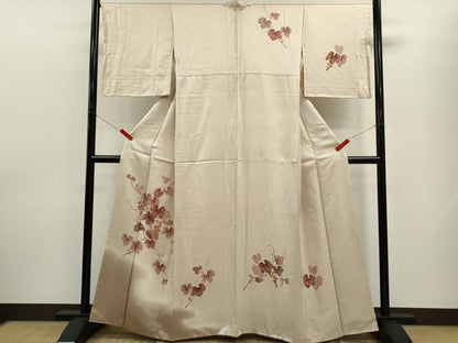 平和屋着物■訪問着 葡萄蔦の葉文 暈し染め 正絹 逸品 CABF2888ze