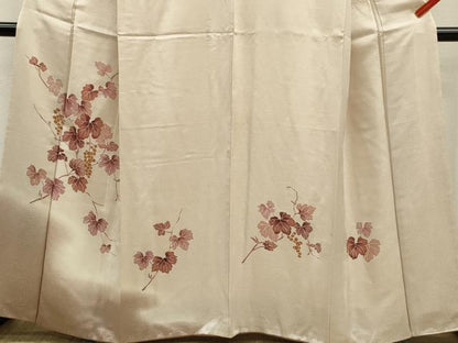 平和屋着物■訪問着 葡萄蔦の葉文 暈し染め 正絹 逸品 CABF2888ze