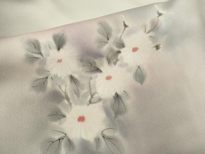 平和屋着物■訪問着 手描き 枝花文 暈し染め 正絹 逸品 CABF2891ze