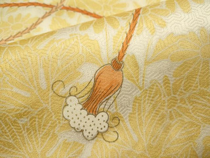 平和屋着物■訪問着 文箱草花文 暈し染め 金彩 正絹 逸品 CABF2894ze
