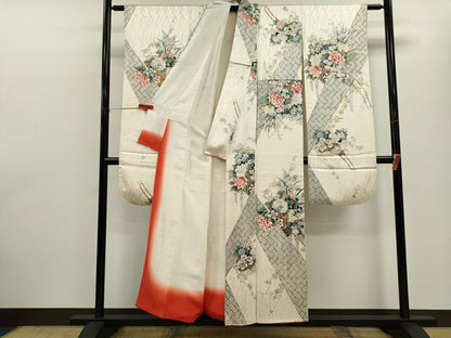 平和屋着物■豪華振袖　花車文　金彩　正絹　逸品　CABF2895ze