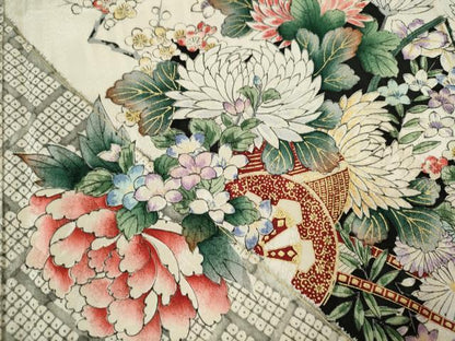 平和屋着物■豪華振袖　花車文　金彩　正絹　逸品　CABF2895ze