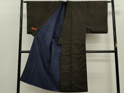 平和屋着物■男性　紬　吉祥文　正絹　逸品　CABF2918ze
