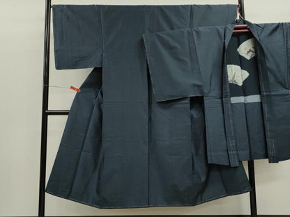 平和屋着物■男性　本場大島紬　アンサンブル　80亀甲　総詰め　正絹　逸品　未使用　CABF2920ze