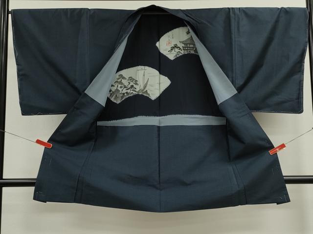 平和屋着物■男性　本場大島紬　アンサンブル　80亀甲　総詰め　正絹　逸品　未使用　CABF2920ze