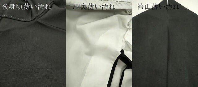 平和屋着物■豪華黒留袖　作家物　駒刺繍　飛鶴道長吉祥花文　金彩　正絹　逸品　CABF2929ze