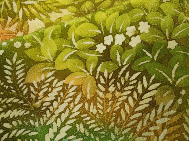 平和屋着物■訪問着　ろうけつ染め　花鳥文　たたき染め　金彩　正絹　逸品　CABF2932ze
