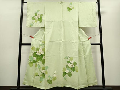 平和屋着物■訪問着　枝花文　金彩　正絹　逸品　CABF2935ze
