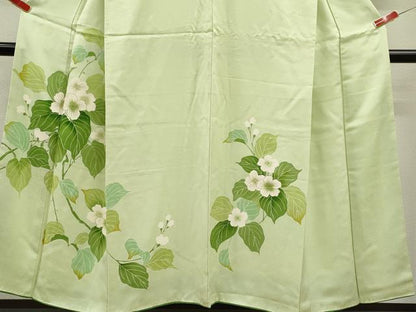 平和屋着物■訪問着　枝花文　金彩　正絹　逸品　CABF2935ze