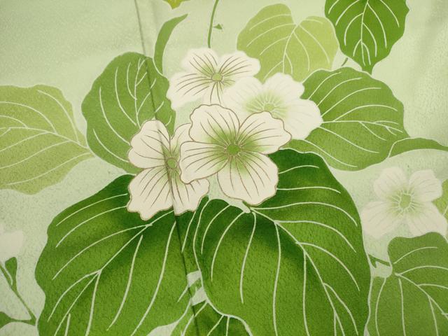 平和屋着物■訪問着　枝花文　金彩　正絹　逸品　CABF2935ze