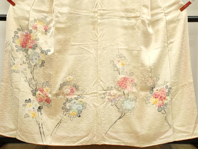 平和屋着物■訪問着　手描き　枝花文　やまと謹製　正絹　逸品　CABF2943ze