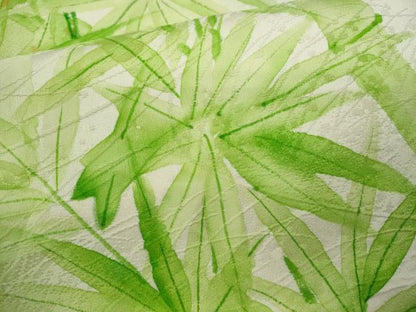 平和屋着物■訪問着 手描き 笹竹文 暈し染め 正絹 逸品 CABF2955ze