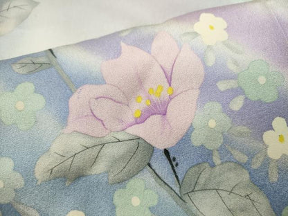 平和屋着物■訪問着　手描き　枝花文　暈し染め　正絹　逸品　CABF2957ze