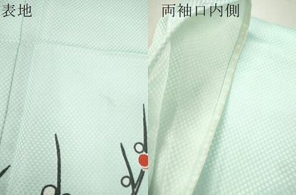 平和屋着物▽訪問着　単衣　枝梅文　暈し染め　洗える着物　CABF2975ze