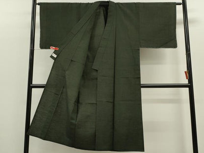平和屋着物▽男性　紬　単衣　霞文　やまと謹製　正絹　逸品　未使用　CABF2979ze