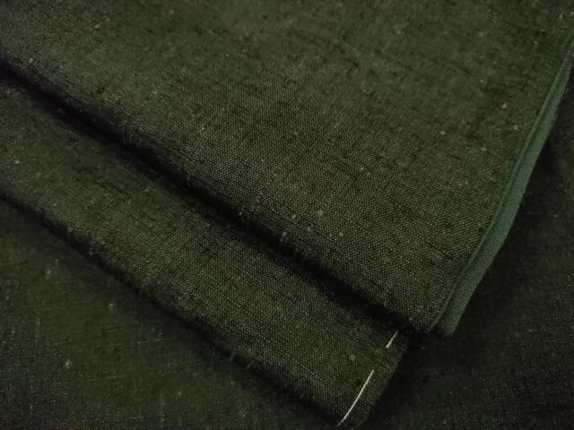 平和屋着物▽男性　紬　単衣　霞文　やまと謹製　正絹　逸品　未使用　CABF2979ze