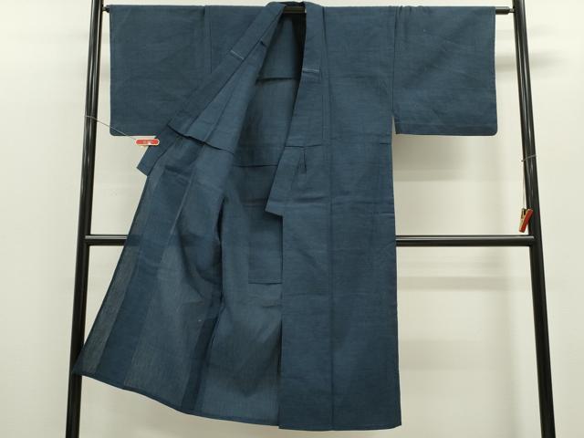 平和屋着物▽男性 紬 単衣 霞文 正絹 逸品 CABF2985ze