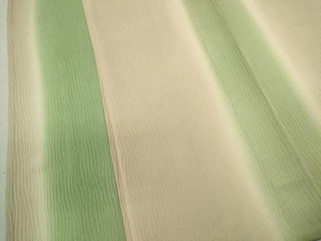 平和屋着物▽上質な小紋 単衣 間道 暈し染め 正絹 逸品