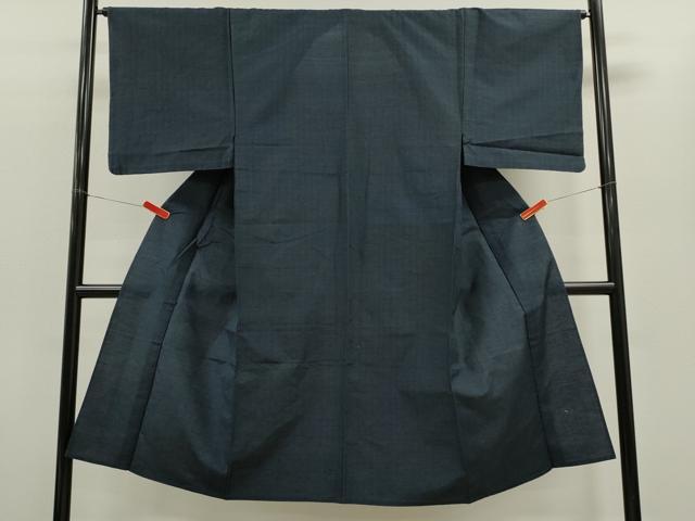 平和屋着物▽男性　紬　単衣　縞　正絹　逸品　CABF2987ze