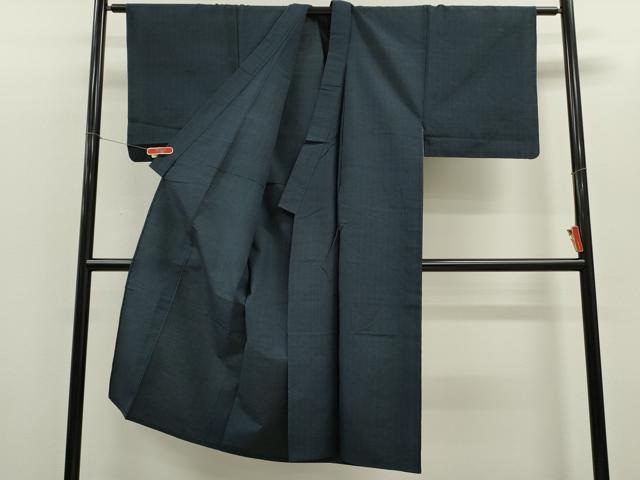 平和屋着物▽男性　紬　単衣　縞　正絹　逸品　CABF2987ze