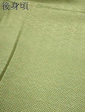 平和屋着物▽江戸小紋　単衣　花菱文　松地紋　正絹　逸品　未使用　CABF2988ze