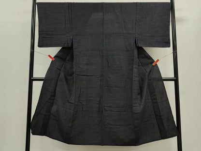 平和屋着物▽男性　紬　単衣　霞文　正絹　逸品　CABF2991ze