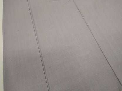 平和屋着物▽上質な紬　単衣　白藤色　正絹　逸品　CABF2997ze