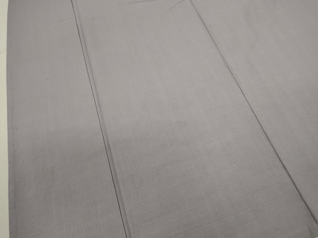 平和屋着物▽上質な紬　単衣　白藤色　正絹　逸品　CABF2997ze
