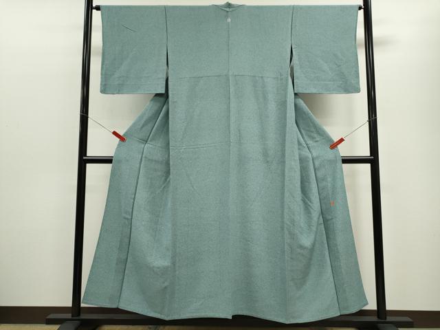 平和屋着物▽本加賀友禅作家　茶谷孝志　訪問着　単衣　霞文　正絹　逸品　CABF3007ze