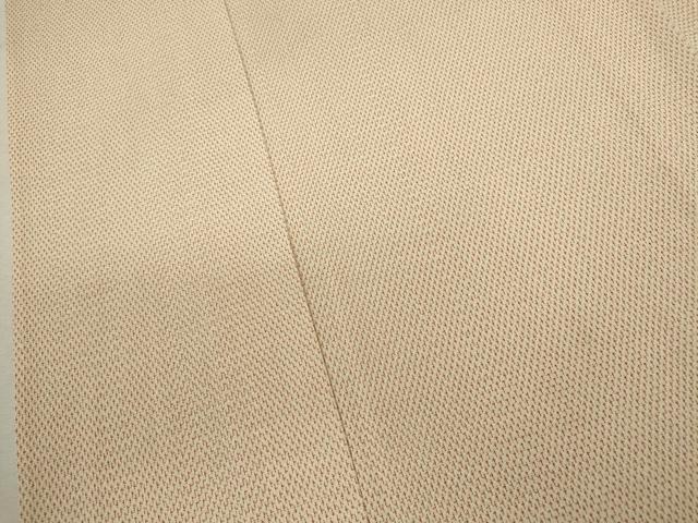 平和屋着物▽本塩沢　単衣　蚊絣　正絹　逸品　CABF3019ze