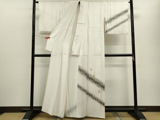 平和屋着物▽訪問着　単衣　刺繍　吉祥文　暈し染め　金糸　正絹　逸品　CABF3027ze