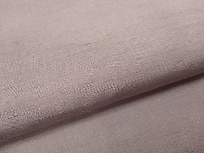 平和屋着物▽上質な紬　単衣　色無地　紅藤色　正絹　逸品　CABF3033ze