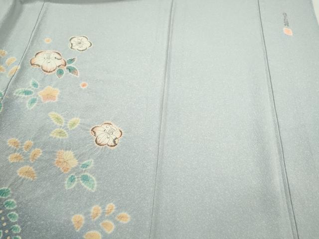 平和屋着物▽訪問着　単衣　作家物　辻が花　手描き　たたき染め　正絹　逸品　CABF3044ze
