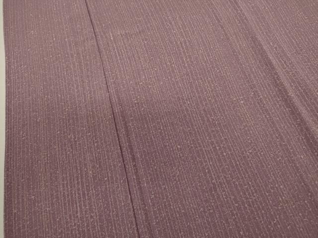 平和屋着物▽上質な小紋　単衣　縞　たたき染め　正絹　逸品　CABF3064ze