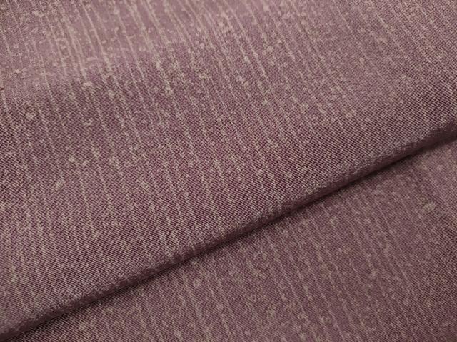 平和屋着物▽上質な小紋　単衣　縞　たたき染め　正絹　逸品　CABF3064ze