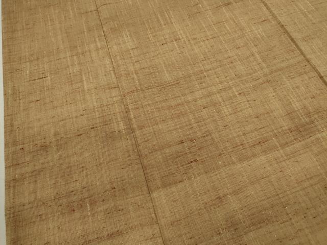 平和屋着物▽上質な紬　単衣　霞文　正絹　逸品　未使用　CABF3065ze