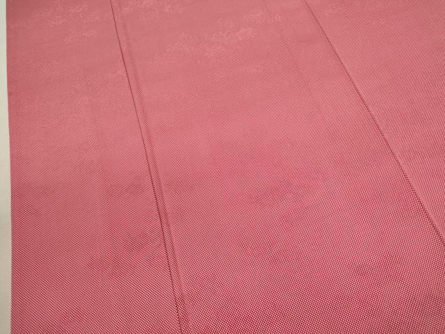 平和屋着物▽江戸小紋　単衣　行儀　草花地紋　正絹　逸品　CABF3069ze