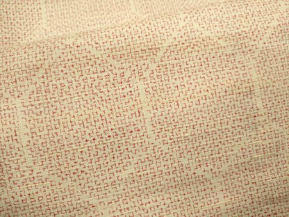 平和屋着物▽上質な紬　単衣　亀甲文様　正絹　逸品　CABF3070ze