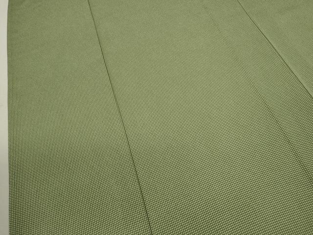 平和屋着物▽江戸小紋　単衣　角通し　洗える着物　未使用　CABF3073ze