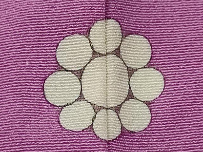 平和屋着物▽上質な色無地　単衣　菖蒲色　正絹　逸品　CABF3102ze
