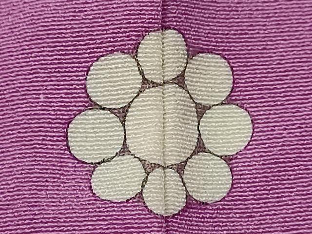 平和屋着物▽上質な色無地　単衣　菖蒲色　正絹　逸品　CABF3102ze